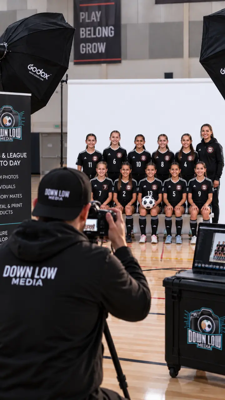 Club team photographed during an organized photo day
